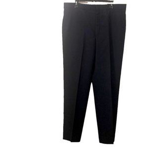 Vintage Mens Black Wool Blend Dress Pants 38 X 30 Adams Row Inseam 30"